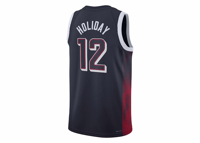 Nike Jrue Holiday Team USA USAB Limited Road Jersey Navy