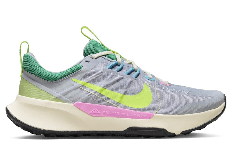 Nike Juniper Trail 2 Wolf Grey Pink Spell Stadium Green Volt