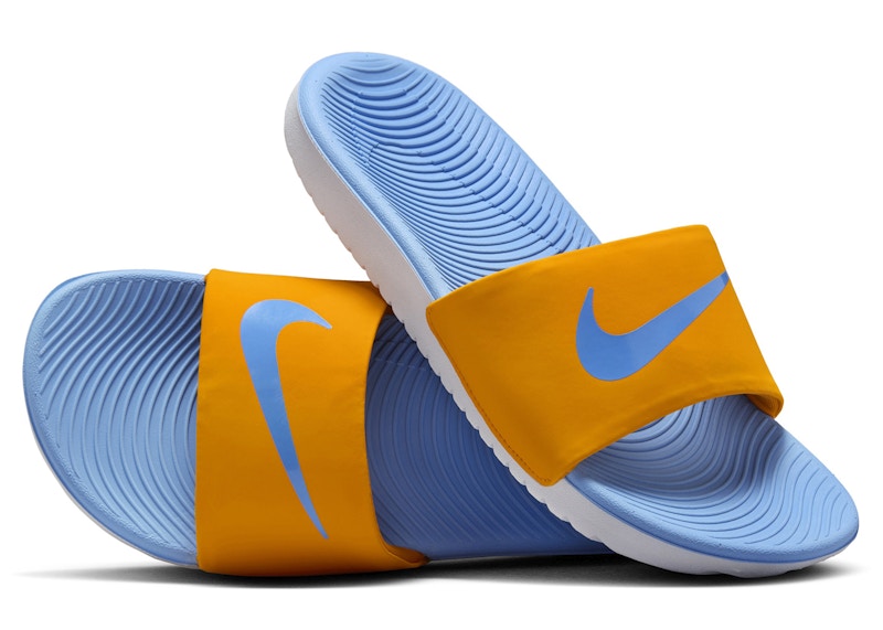 Nike Kawa Slide Orange Peel White University Blue (GS)