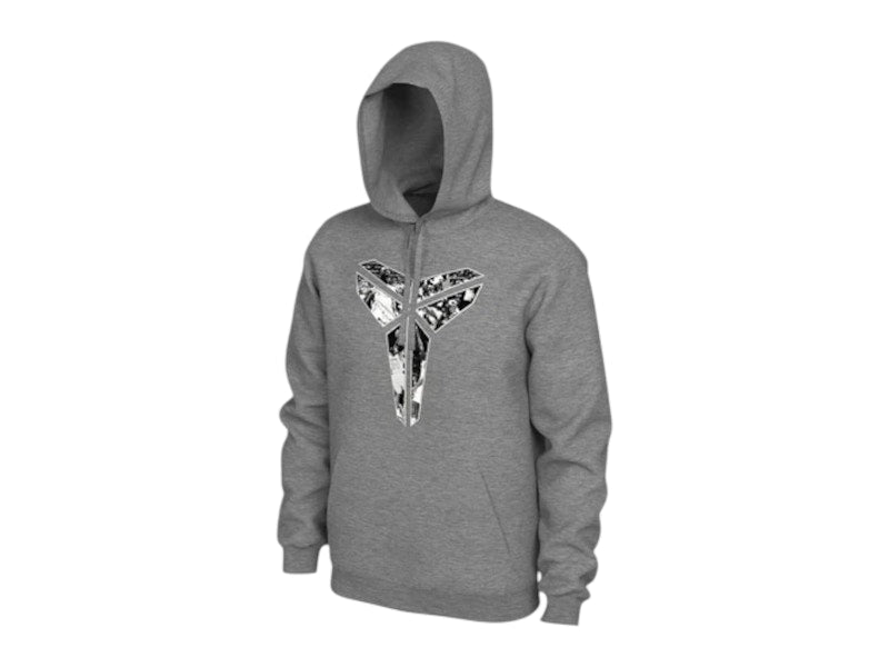 Nike Kobe Bryant Los Angeles Lakers Memorial Statue Hoodie Grey