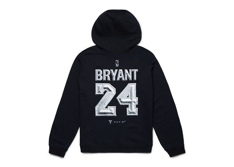 Nike Kobe Bryant Los Angeles Lakers Memorial Statue Unveil Pullover Hoodie Black