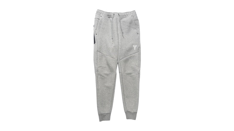 Nike Kobe Bryant Tech Fleece Jogger Pants Dark Grey Heather/White