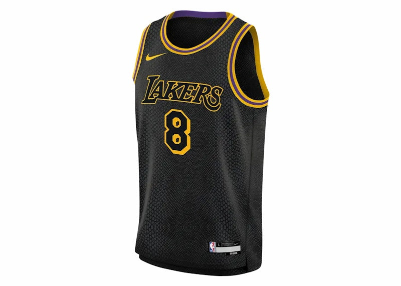 Nike Kobe Mamba Mentality Big Kids Los Angeles Lakers City Edition Swingman Jersey (FW23) Black
