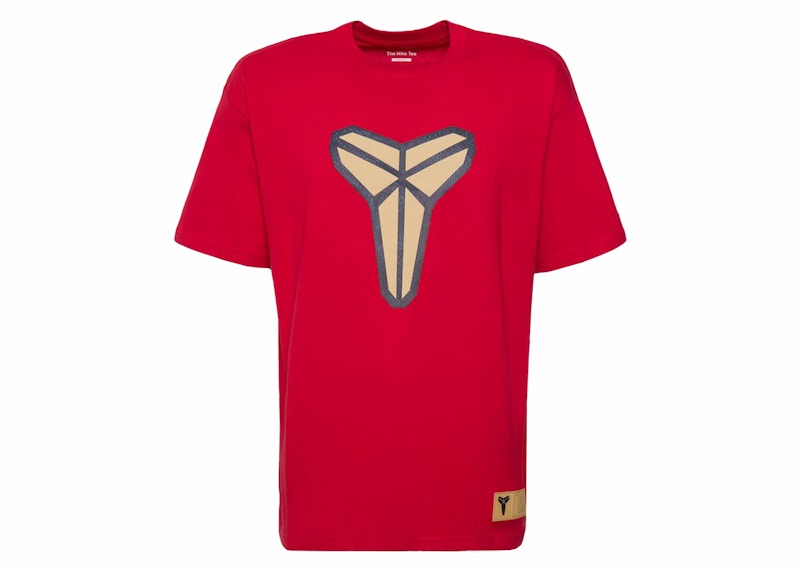 Nike Kobe Max90 Basketball Short Sleeve Loose Fit T-shirt Red