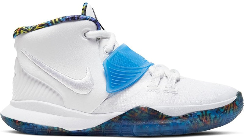Nike Kyrie 6 White Sapphire Crimson (PS)