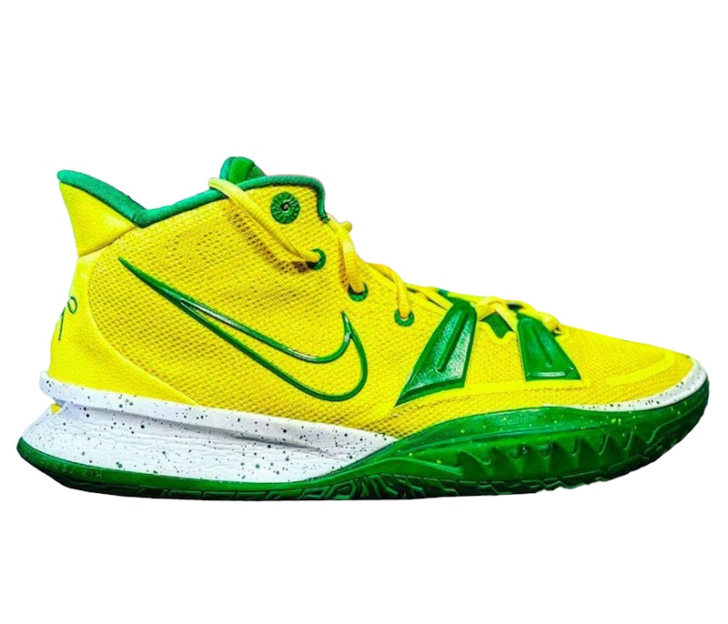 Nike Kyrie 7 Oregon Ducks Yellow Strike PE