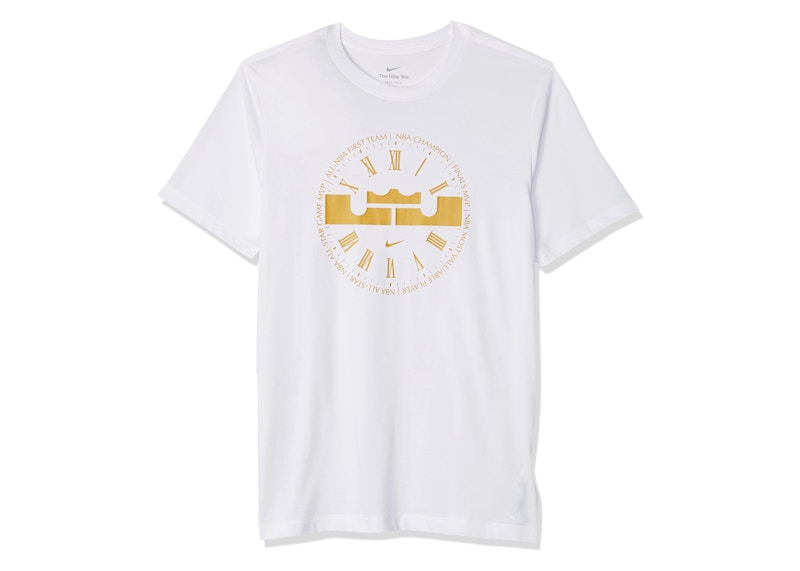 Nike LeBron James Basketball Dri-Fit T-shirt White