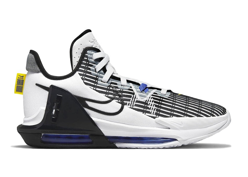 Nike LeBron Witness 6 White Persian Purple Shock Yellow