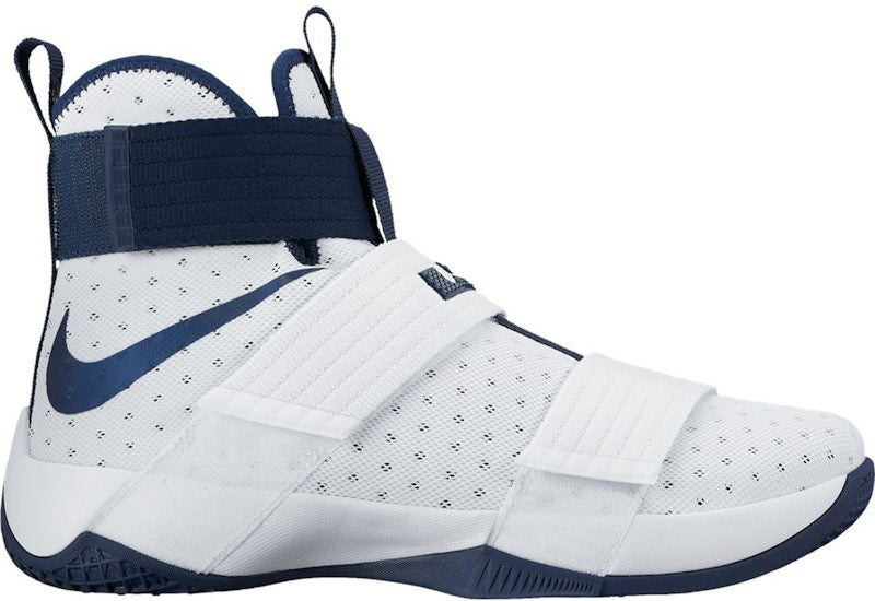 Nike LeBron Zoom Soldier 10 White Midnight Navy