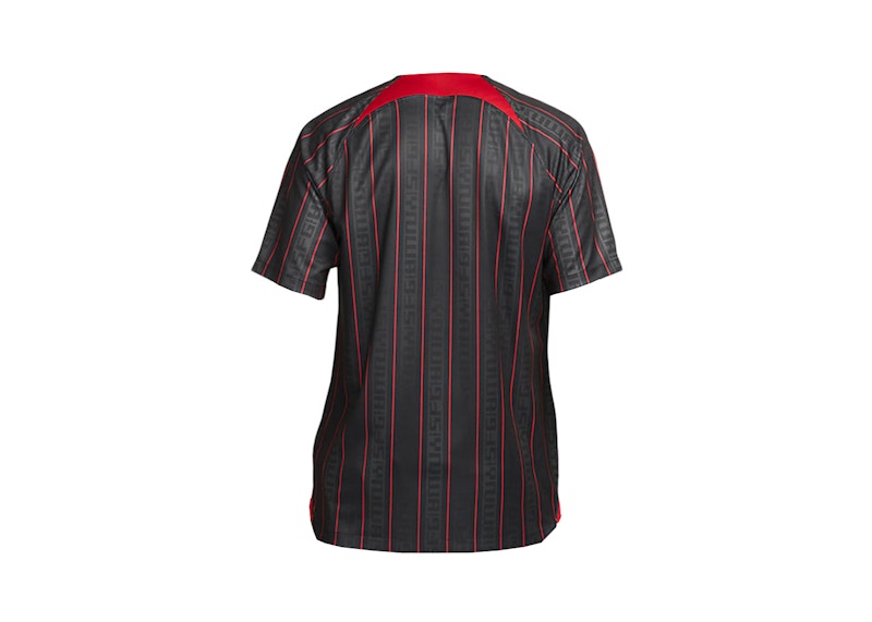 Nike LeBron x Liverpool F.C. Dri-FIT Stadium Soccer Jersey (Asia Sizing) Anthracite/Gym Red