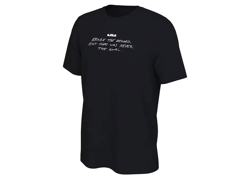 Nike Lebron James Scoring Record T-shirt Black