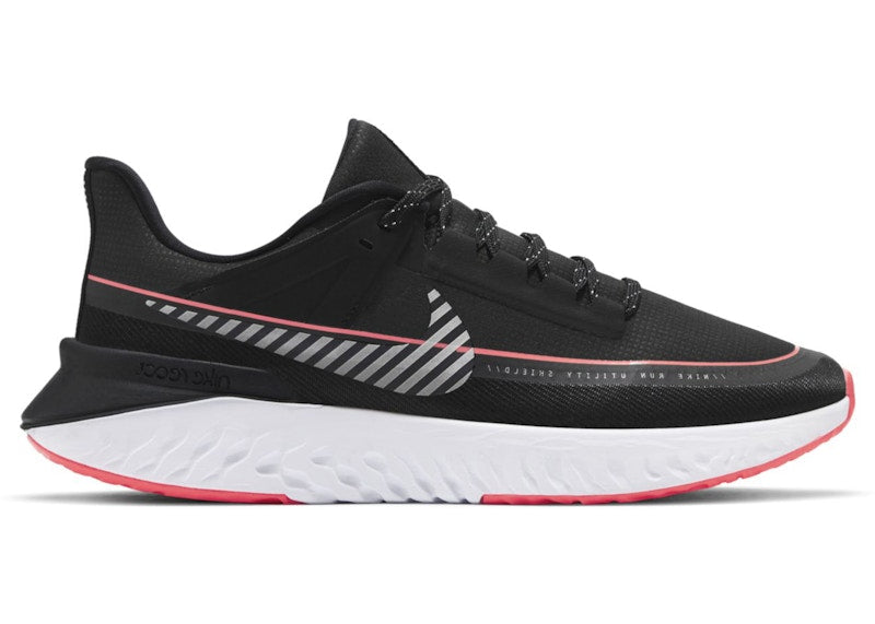 Nike Legend React 2 Shield Black Metallic Silver