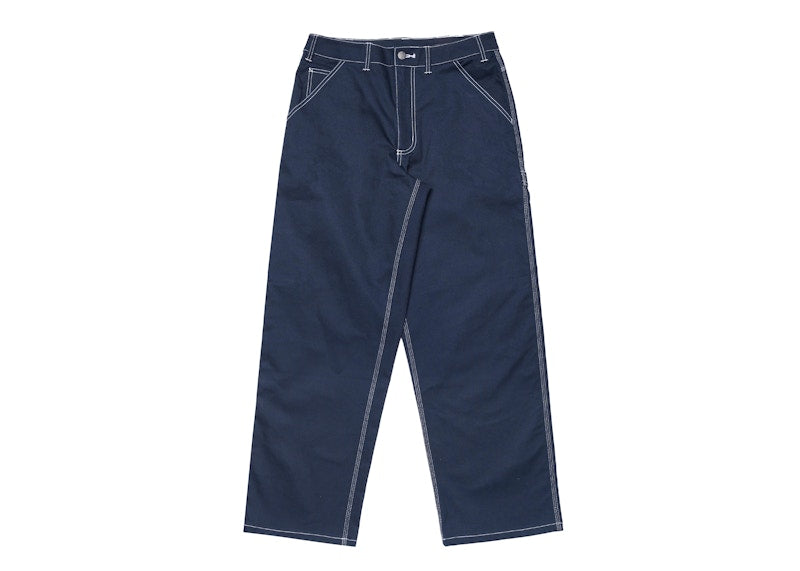Nike Life Carpenter Denim Straight Cargo Pants Navy