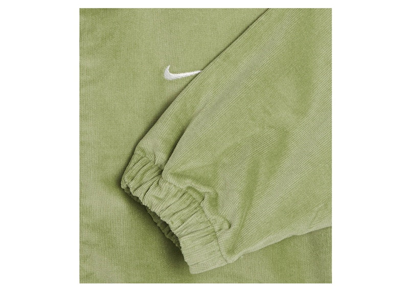 Nike Life Harrington Cord Jacket Oil Green/White