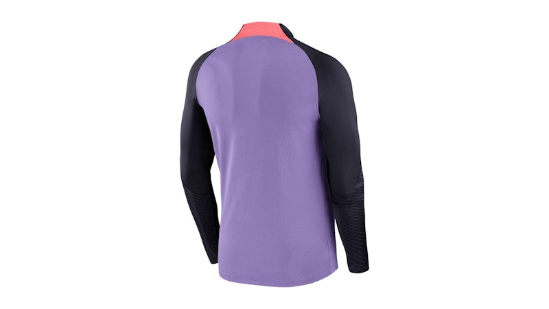 Nike Liverpool Strike Drill 2023/24 Performance Quarter-Zip Long Sleeve Top Purple