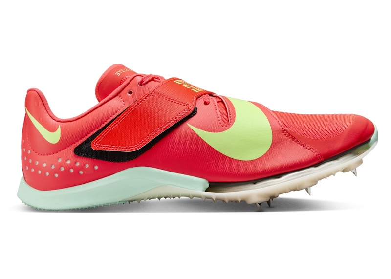 Nike Long Jump Elite Bright Crimson Lime Blast Mint Foam Washed Coral