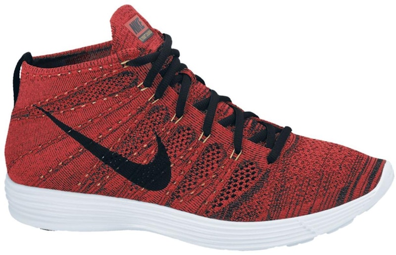 Nike Lunar Flyknit Chukka University Red Metallic Gold