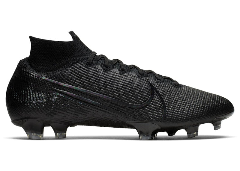 Nike Mercurial Superfly 7 Elite FG Black Dark Grey