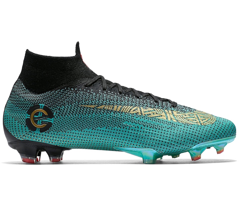 Nike Mercurial Superfly VI Elite CR7 FG Black Clear Jade