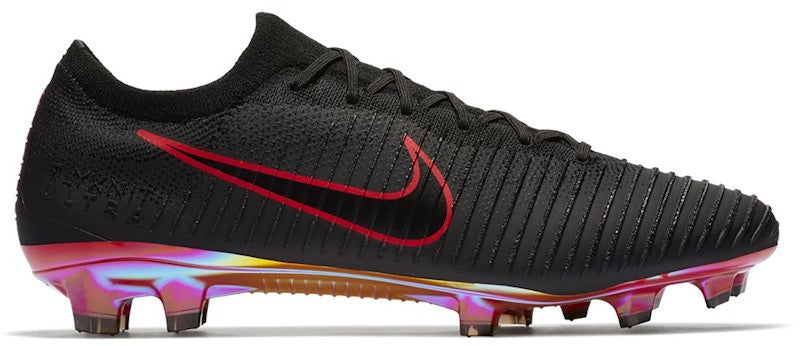 Nike Mercurial Vapor Flyknit Ultra FG Black Red