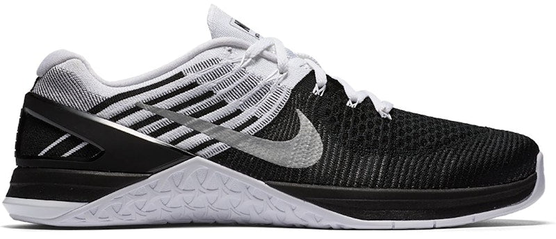 Nike Metcon DSX Flyknit Black White Silver
