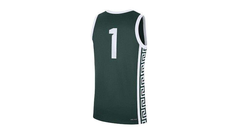 Nike Michigan State Spartans Replica College Basketball Jersey Pro Green