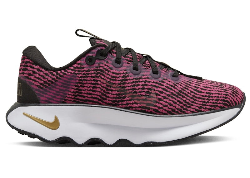 Nike Motiva Black Metallic Gold White Fireberry (Women's)