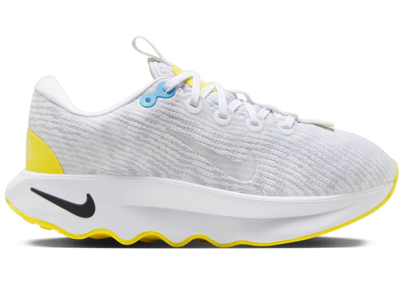 Nike Motiva White Pure Platinum Opti Yellow (Women's)