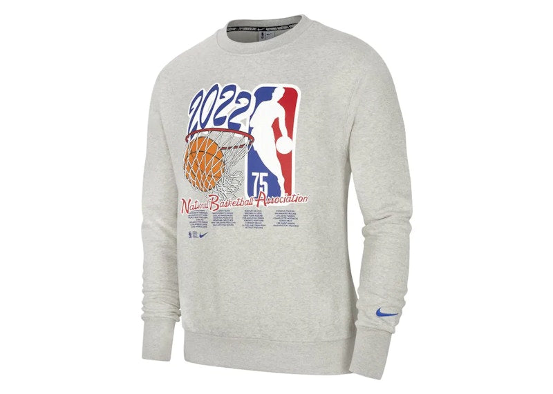 Nike NBA 31 Courtside Sweatshirt Grey