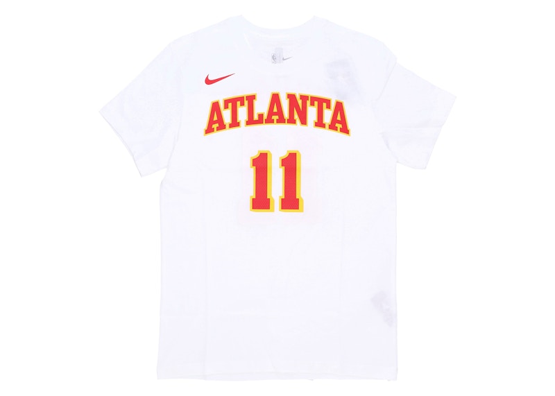 Nike NBA Atlanta Hawks Trae Young T-shirt White/Red/Yellow