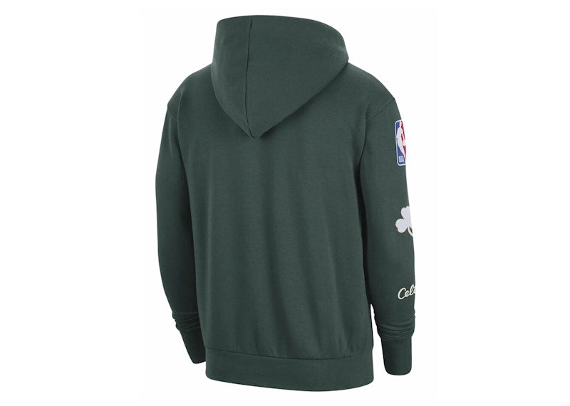 Nike NBA Boston Celtics Courtside City Edition Fleece Loose Fit Hoodie Dark Green