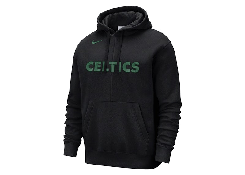 Nike NBA Boston Celtics Courtside Fleece Loose Fit Hoodie Black/Green