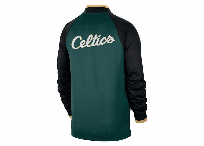 Nike NBA Boston Celtics Showtime City Edition Dri-Fit Jacket Dark Green/Black