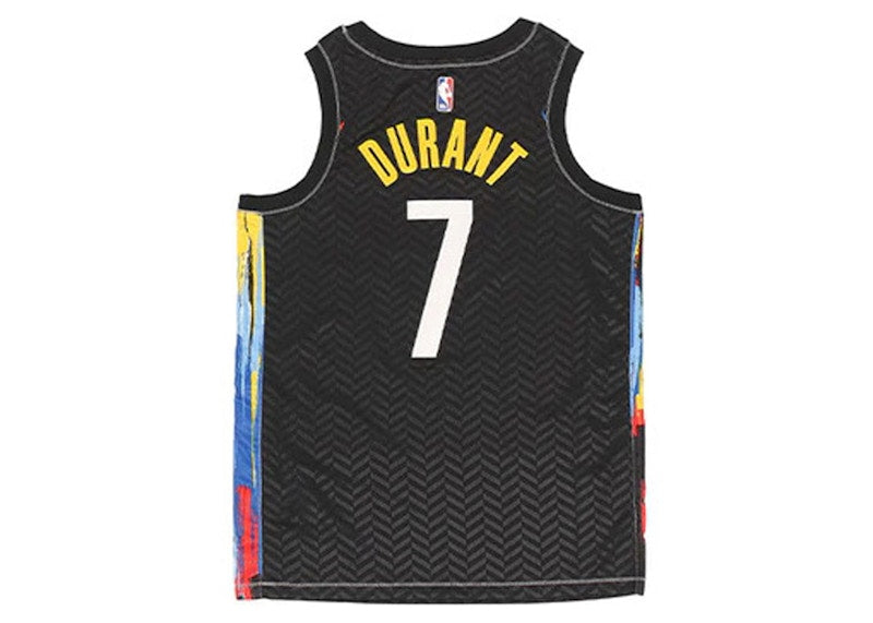 Nike NBA Brooklyn Nets Durant City Edition Jersey Black