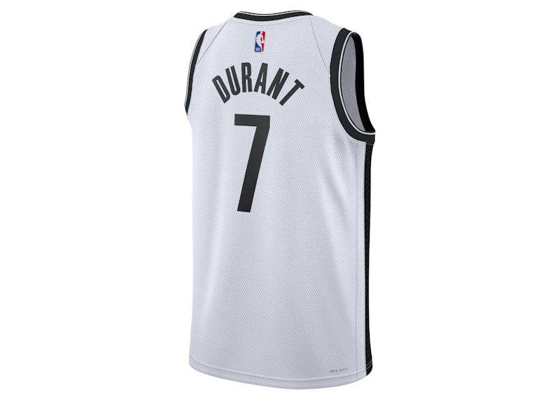 Nike NBA Brooklyn Nets Kevin Durant 2023/24 Association Edition Jersey Cloud White/Core Black