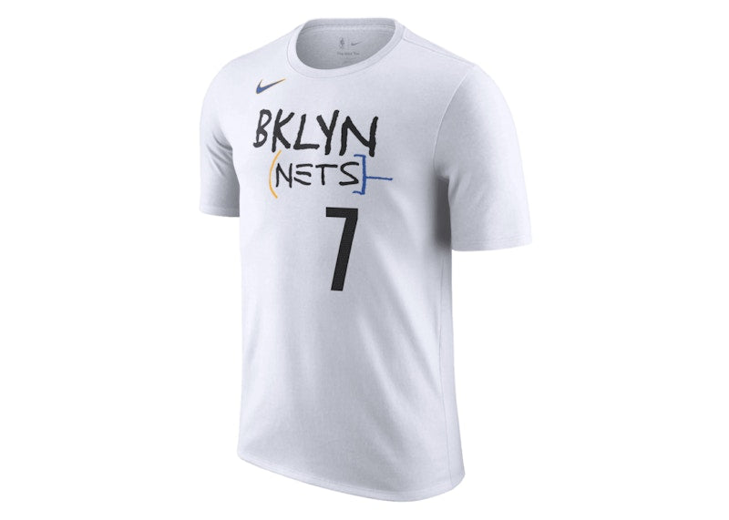 Nike NBA Brooklyn Nets Kevin Durant City Edition T-shirt White