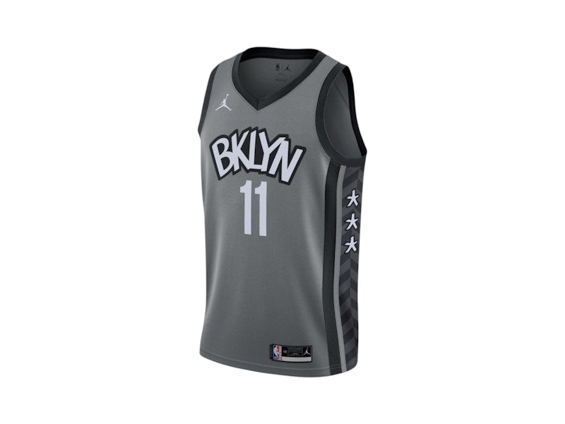 Nike NBA Brooklyn Nets Kyrie Irving Statement Edition 2020 Swingman Jersey (Asia Sizing) Grey/Black