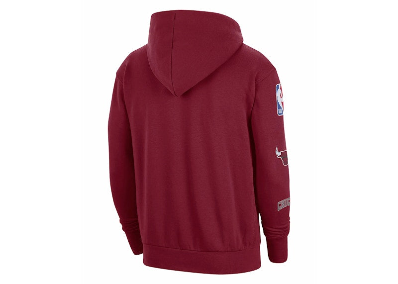 Nike NBA Chicago Bulls Courtside City Edition Loose Fit Hoodie Red