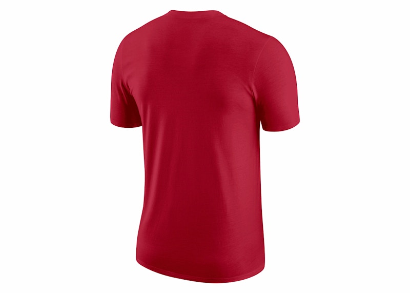 Nike NBA Chicago Bulls Essiantial City Edition Logo T-shirt Dark Red