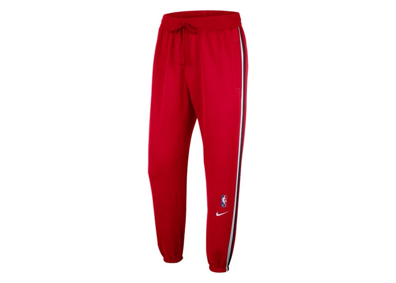 Nike NBA Chicago Bulls Showtime Dri-Fit Pants Red