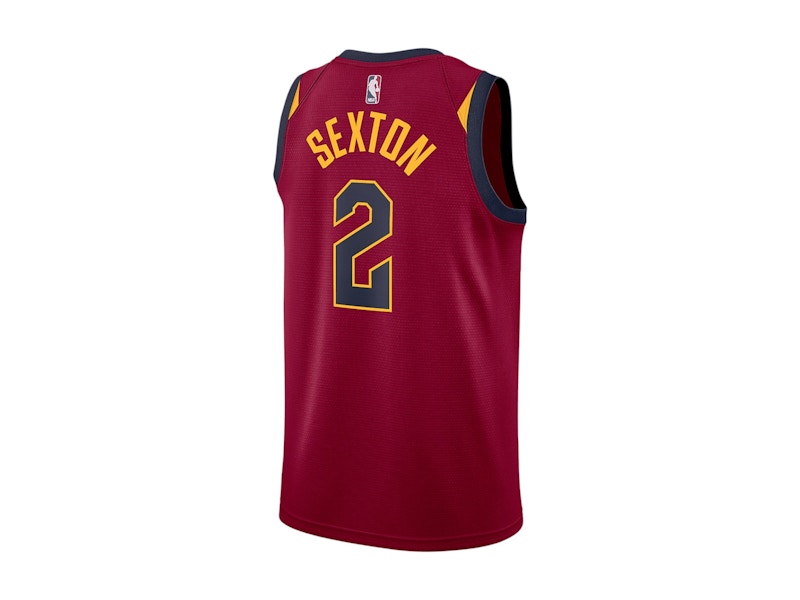 Nike NBA Cleveland Cavaliers Collin Sexton City Edition Dri Fit Swingman Jersey Red