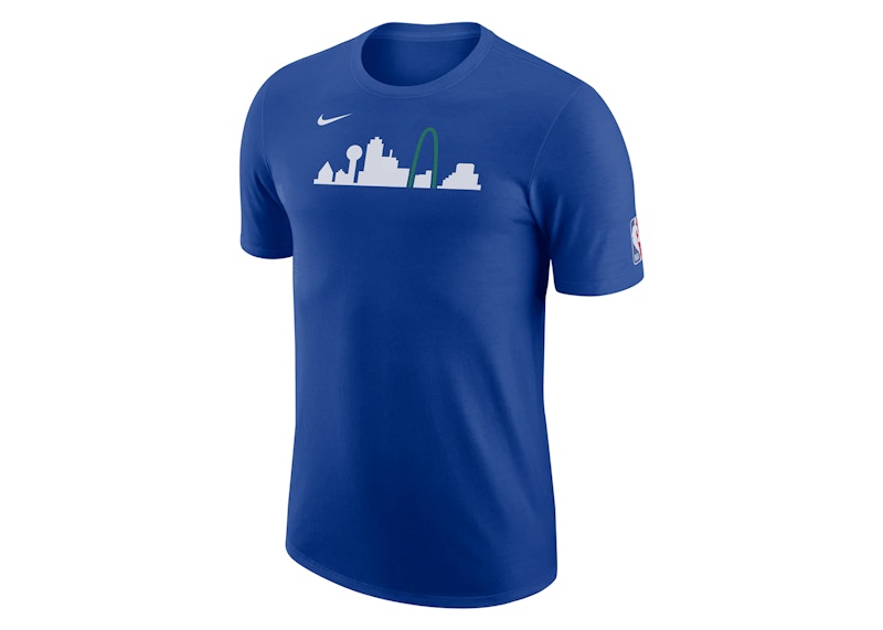 Nike NBA Dallas Mavericks Essential City Edition T-shirt Blue/White