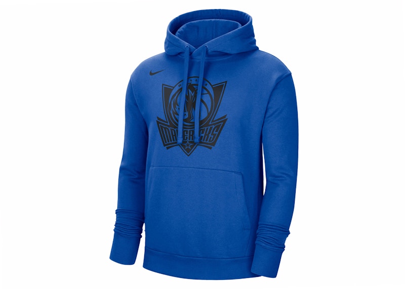 Nike NBA Dallas Mavericks Essential Fleece Pullover Hoodie Blue