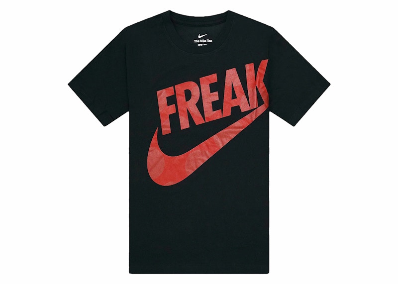 Nike NBA Giannis Freak Spellout Dri-Fit T-shirt Black/Red