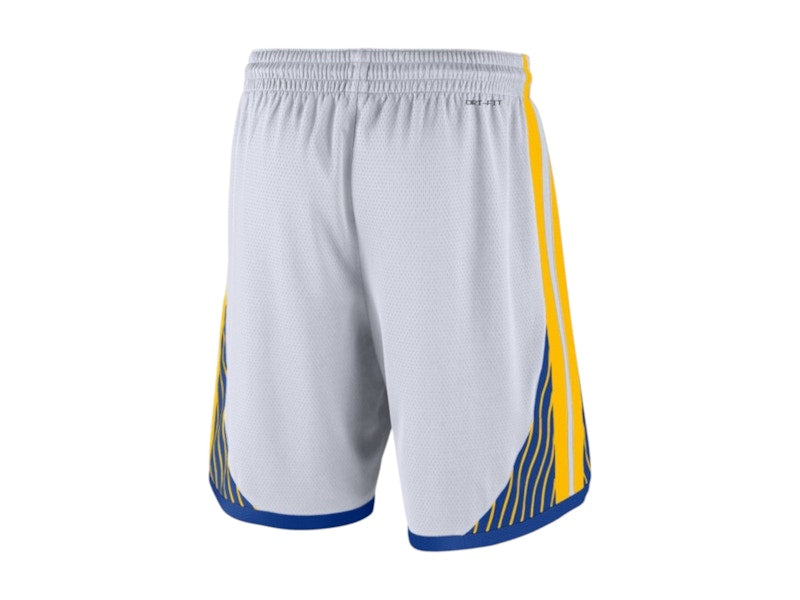 Nike NBA Golden State Warriors Association Edition Swingman Shorts White/Yellow
