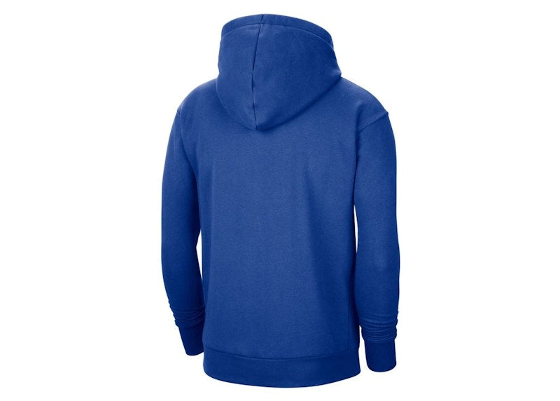 Nike NBA Golden State Warriors Fleece Pullover Hoodie Blue