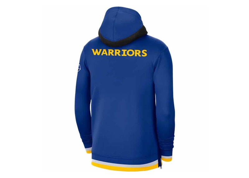 Nike NBA Golden State Warriors Showtime Dri-Fit Full-Zip Hoodie Blue
