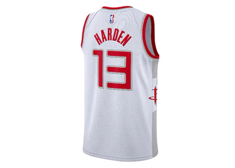Nike NBA Houston Rockets James Harden Jersey White