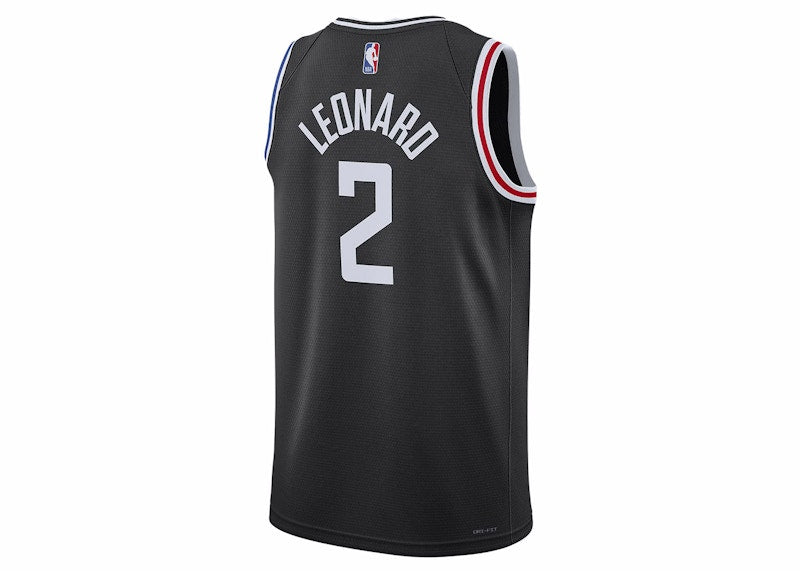 Nike NBA LA Clippers Kawhi Leonard Dri-FIT Jersey Black