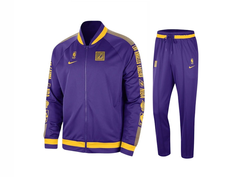 Nike NBA Lakers Starting 5 Courtside Tracksuit Purple/Yellow